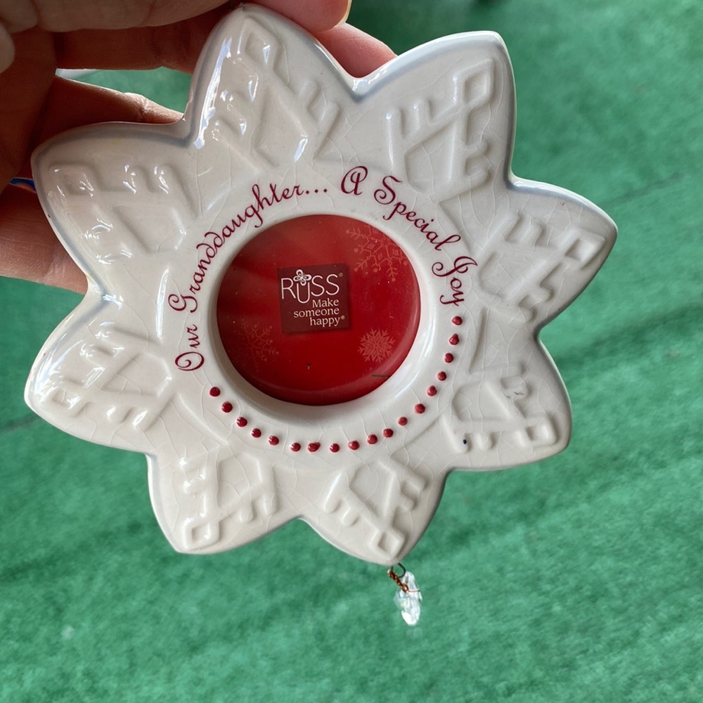 Beautiful Russ Christmas ornament